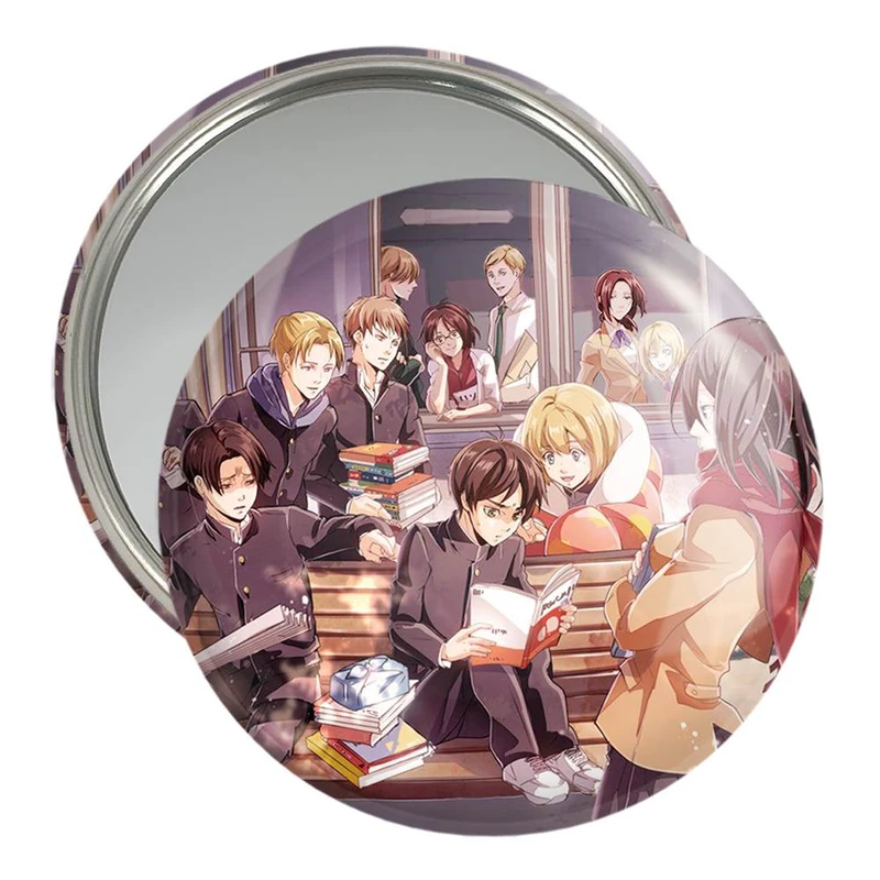 آینه جیبی خندالو مدل ارن در مدرسه انیمه اتک آن تایتان Attack on Titan  کد 11033