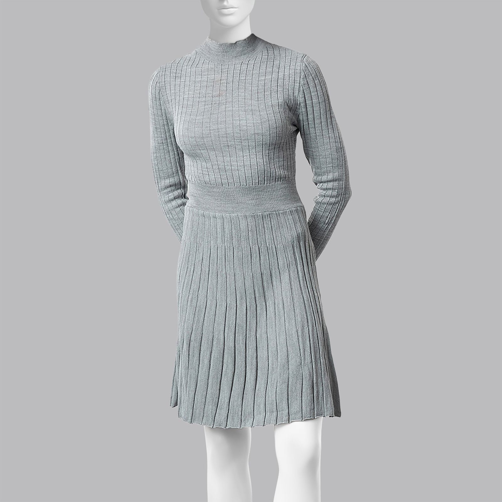 پیراهن بافت یقه ایستاده زنانه ترندیول مدل 814857595 - - 5