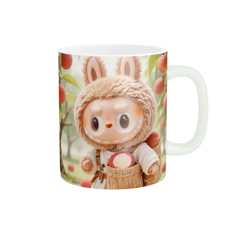 ماگ پاد آفرین طرح عروسک لبوبو کد 5962