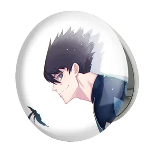 آینه جیبی خندالو طرح یویچی انیمه بلو لاک Blue Lock مدل تاشو کد 24380 