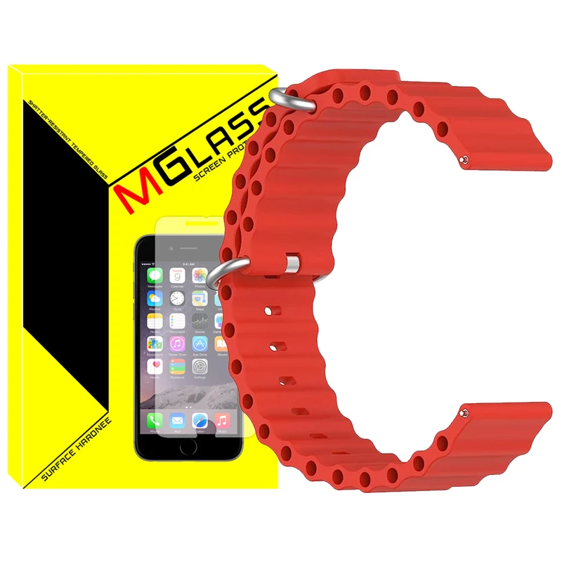 بند ام‌گلس مدل Ocean مناسب برای ساعت هوشمند سامسونگ Galaxy Watch 5 40mm / Watch 5 44mm / Watch 5 Pro 45mm