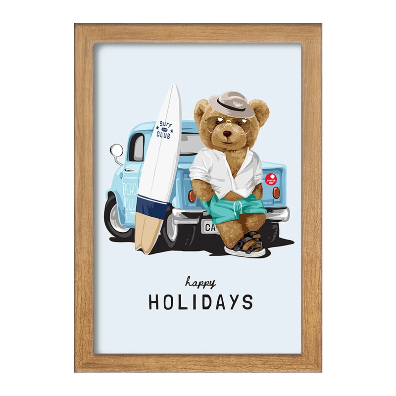 تابلو خندالو مدل تدی Teddy کد 26165