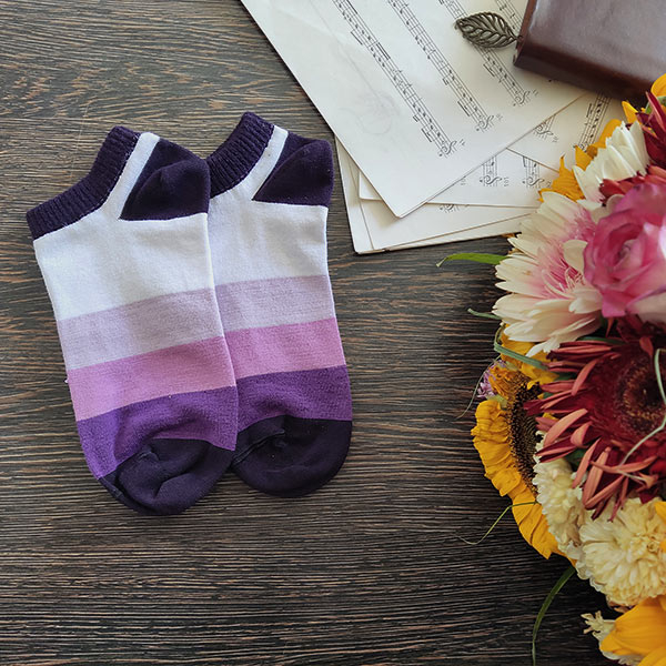 جوراب زنانه ال سون مدل راه راه کد PH647.54