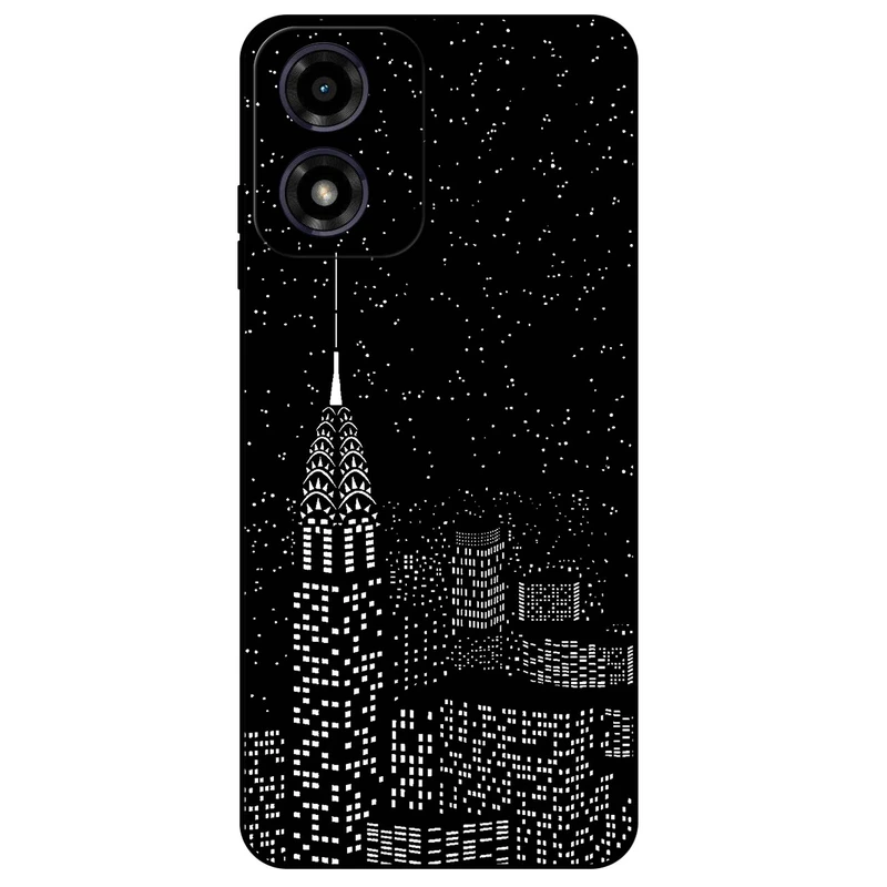 کاور مگافون طرح نیویورک مدل 7768 مناسب برای گوشی موبایل موتورولا Moto G04 4G