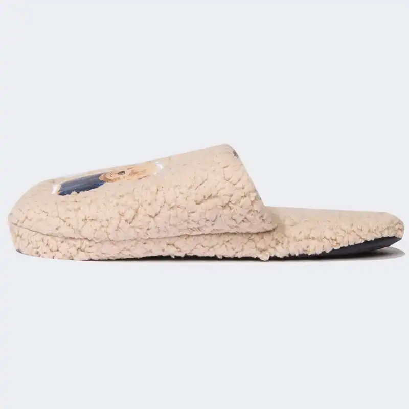 دمپایی حوله ای مردانه دفکتو مدل تدی استپ دار