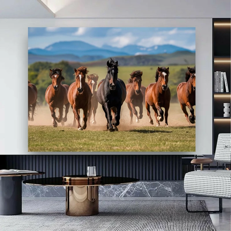 پوستر پارچه ای طرح اسب کد BK1818