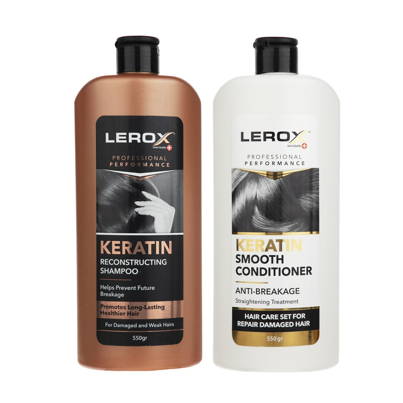 شامپو مو لروکس مدل T 2&2 حجم 550 میلی لیتر به همراه نرم کننده مو لروکس مدل keratin حجم 550 میلی لیتر شامپو مو لروکس مدل T 2&2 حجم 550 میلی لیتر به همراه نرم کننده مو لروکس مدل keratin حجم 550 میلی لیتر