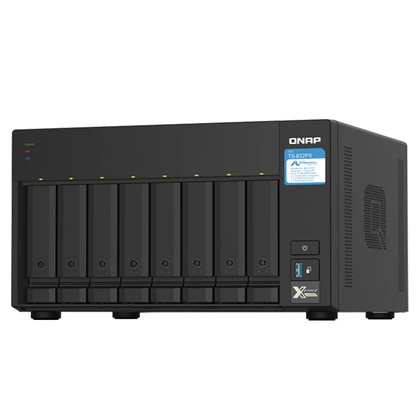 ذخیره ساز تحت شبکه کیونپ مدل TS-832PX-4GB