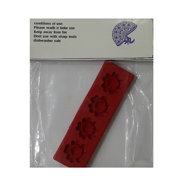 سیلیکون قالب گیری به گز مدل گل قلبی