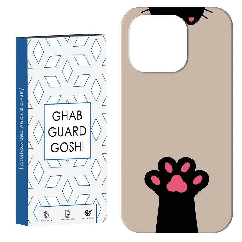 کاور قاب گارد گوشی طرح پنجه گربه کد Dimo-900 مناسب برای گوشی موبایل اپل IPHONE 15 PRO MAX