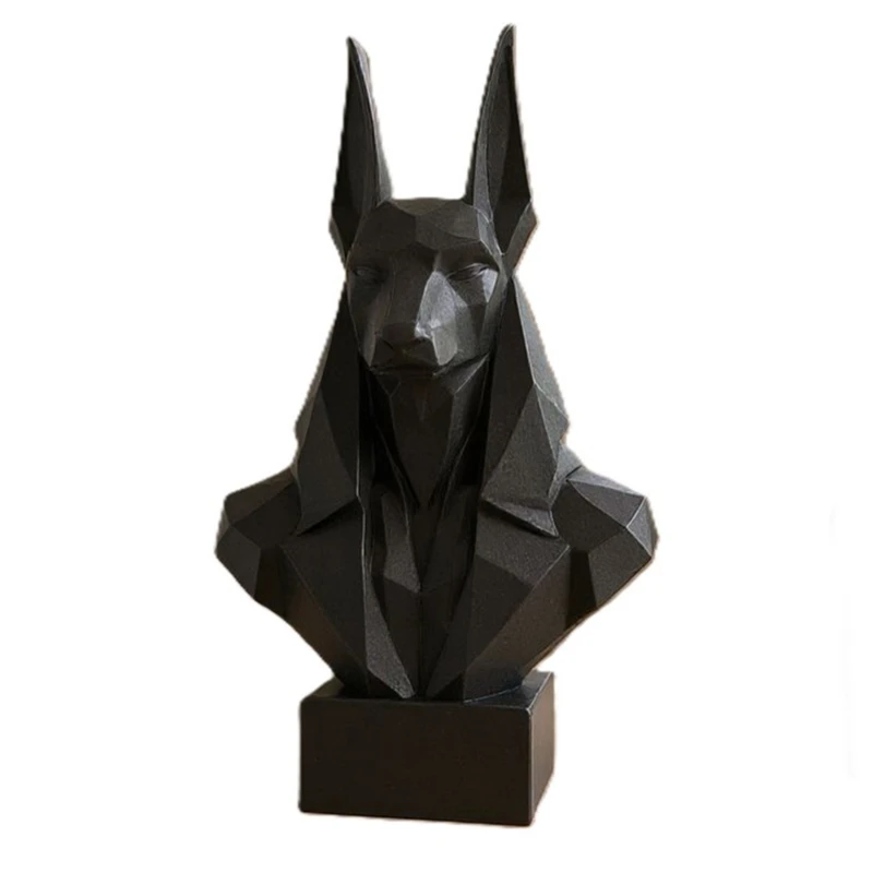 مجسمه مدل  Low Poly Anubis Bust
