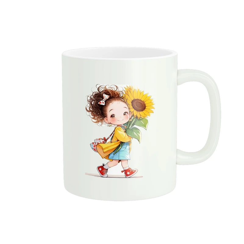 ماگ پاد آفرین طرح دخترک کد 495