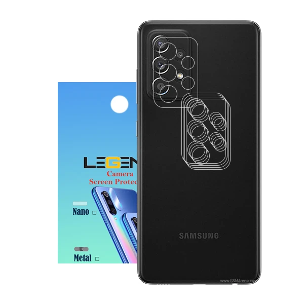 محافظ لنز دوربین گوشی مدل Nano-05 مناسب برای گوشی سامسونگ galaxy A52 بسته 5 عددی