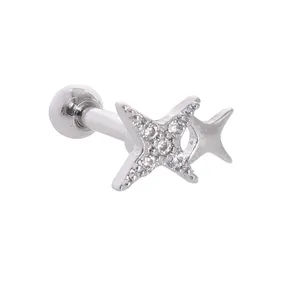 پیرسینگ گوش زنانه پایتخت مدل PS909_A