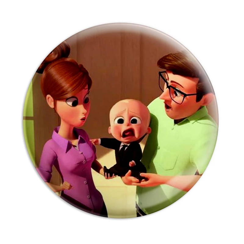 مگنت پرمانه طرح بچه رئیس کد pmag.2713