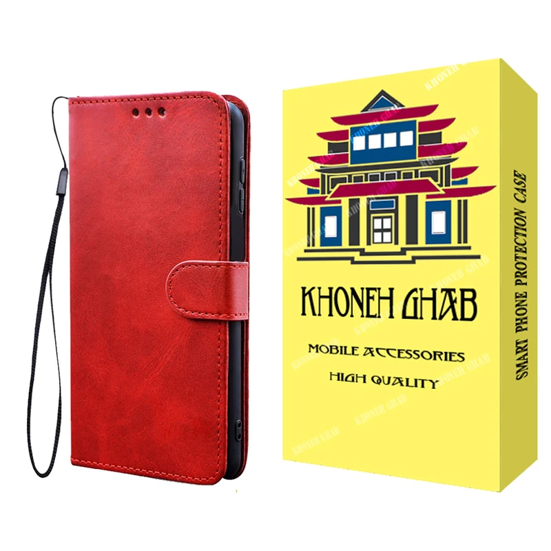 کیف کلاسوری خونه قاب مدل چرمی مناسب برای گوشی موبایل شیائومی Redmi Note 9S