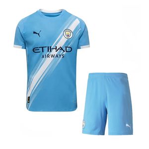 ست تی‌شرت آستین کوتاه و شلوارک ورزشی مردانه مدل منچستر سیتی کد Home 2026