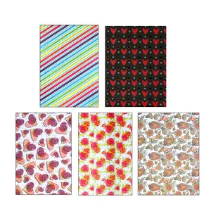 کاغذ کادو مدل گل کد 468 مجموعه 5 عددی