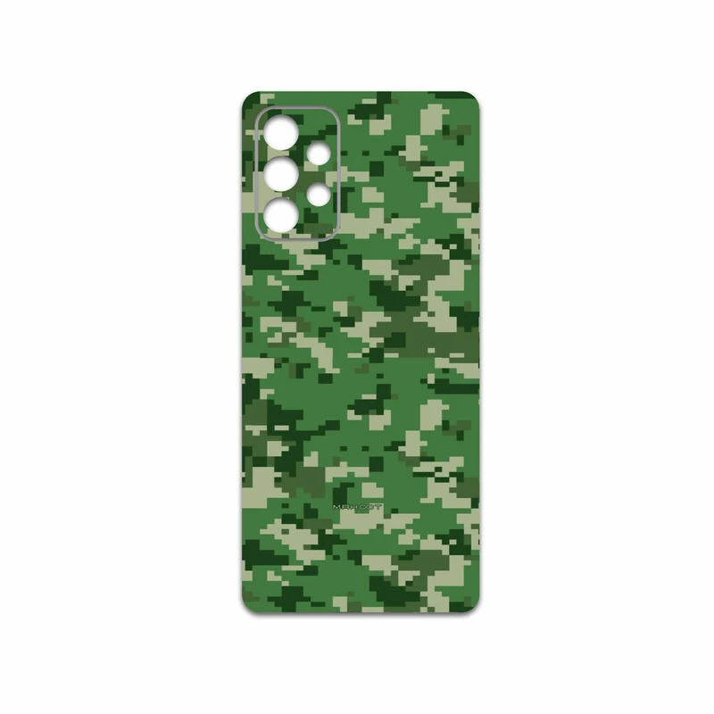 برچسب پوششی ماهوت مدل Army-Green-Pixel مناسب برای گوشی موبایل سامسونگ Galaxy A72