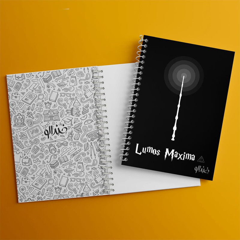 دفتر مشق 100 برگ خندالو طرح هری پاتر کد 24946