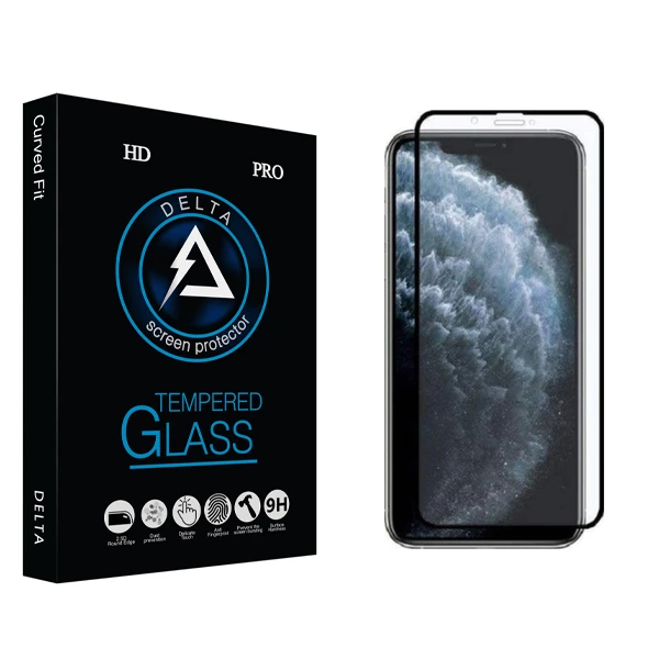 محافظ صفحه نمایش دلتا مدل HD مناسب برای گوشی موبایل اپل iphone 11 pro
