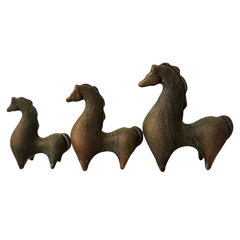 مجسمه مدل اسب مجموعه 3 عددی