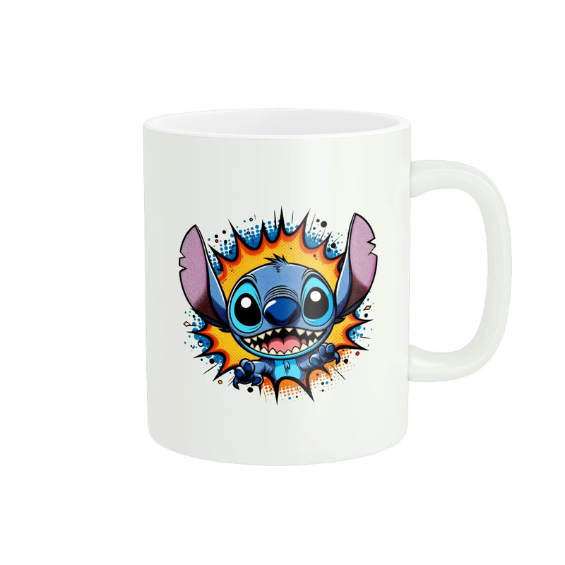 ماگ پادآفرین مدل کارتون استیچ و لیلو Stitch کد PM3796