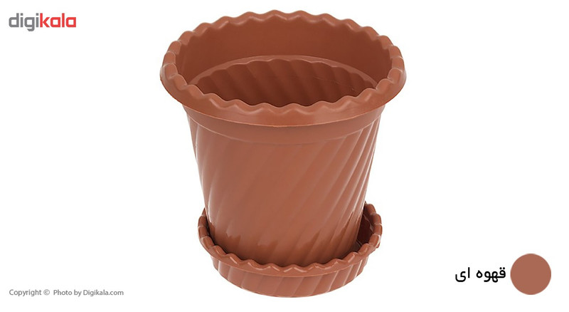 گلدان گل سنگ مدل 212 ارتفاع 16 سانتی متر گلدان گل سنگ مدل 212 ارتفاع 16 سانتی متر