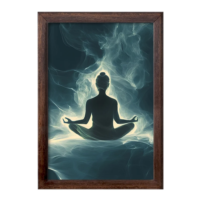 تابلو خندالو طرح مدیتیشن (Meditation) کد F8893