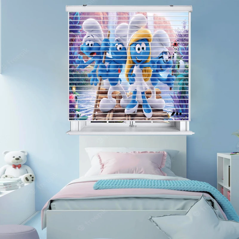 پرده زبرا زیو مدل سیلوئت K3059 سایز 150x150 سانتی متر