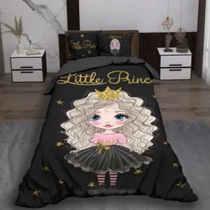 سرویس خواب یک نفره 5 تکه مدل دختر مو فرفری 