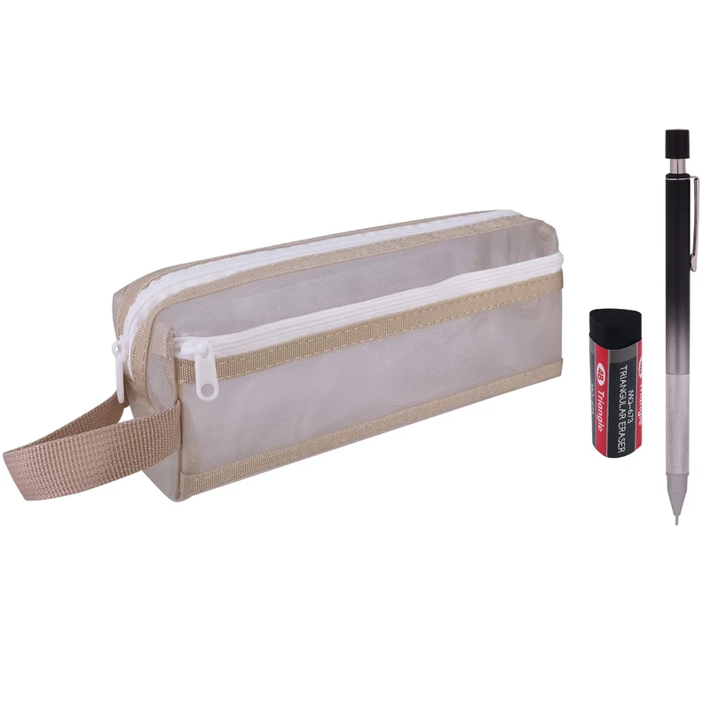 جامدادی مدل bluma_101 به همراه مداد نوکی و پاک کن