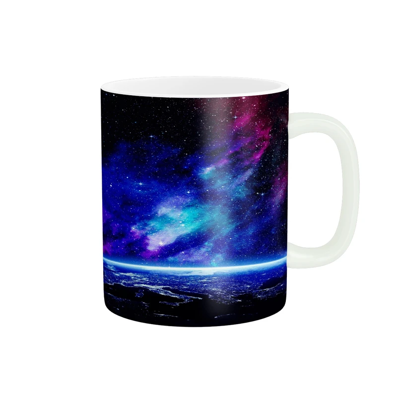 ماگ پادآفرین مدل کهکشانی طرح ماه و ستاره آسمان شب کد p3868