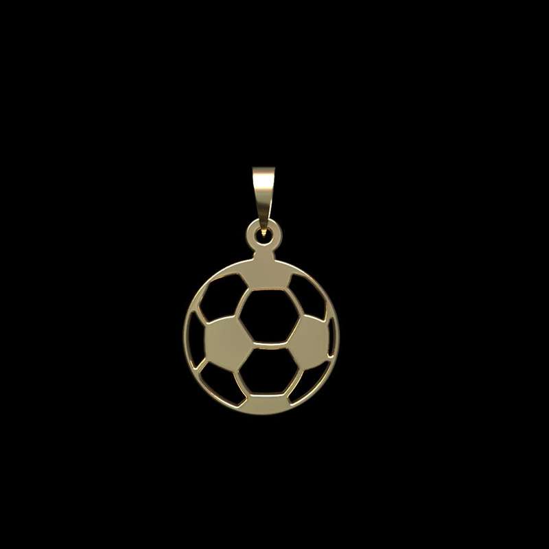 آویز گردنبند طلا 18 عیار زنانه مدوپد مدل توپ فوتبال کد PA1-11161 آویز گردنبند طلا 18 عیار زنانه مدوپد مدل توپ فوتبال کد PA1-11161