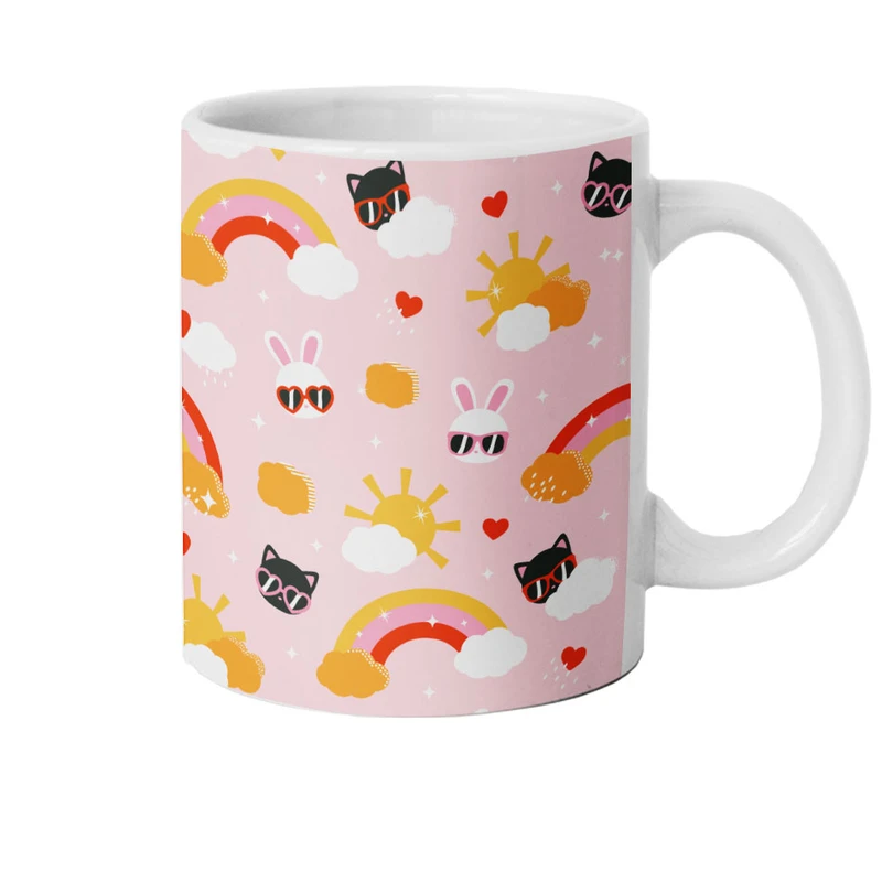 ماگ هومرو طرح دخترونه فانتزی مدل M667