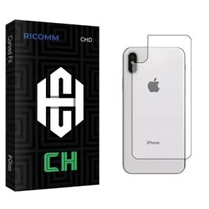 Ricomm CH glass Back Protector For Apple Iphone X/XS