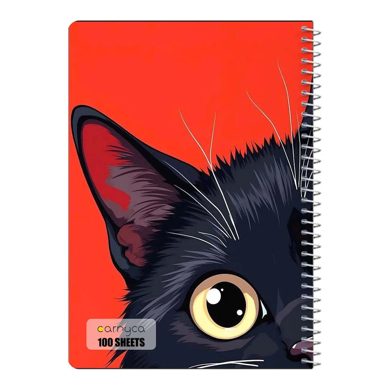 دفتر مشق 100 برگ سیمی کارنیکا طرح گربه Cat کد 95807