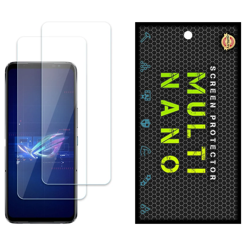 محافظ صفحه نمایش مولتی نانو مدل X-S2N مناسب برای گوشی موبایل ایسوس ROG Phone 6 بسته دو عددی