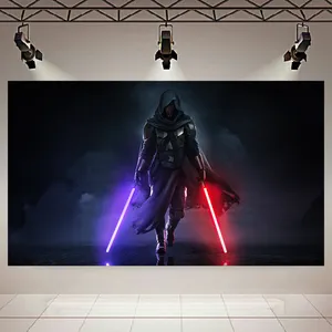 تابلو بوم طرح جنگ ستارگان مدل Lightsaber کد AR3250