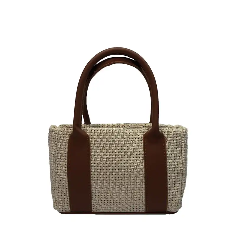 کیف دستی بافتنی زنانه مدل کنفی