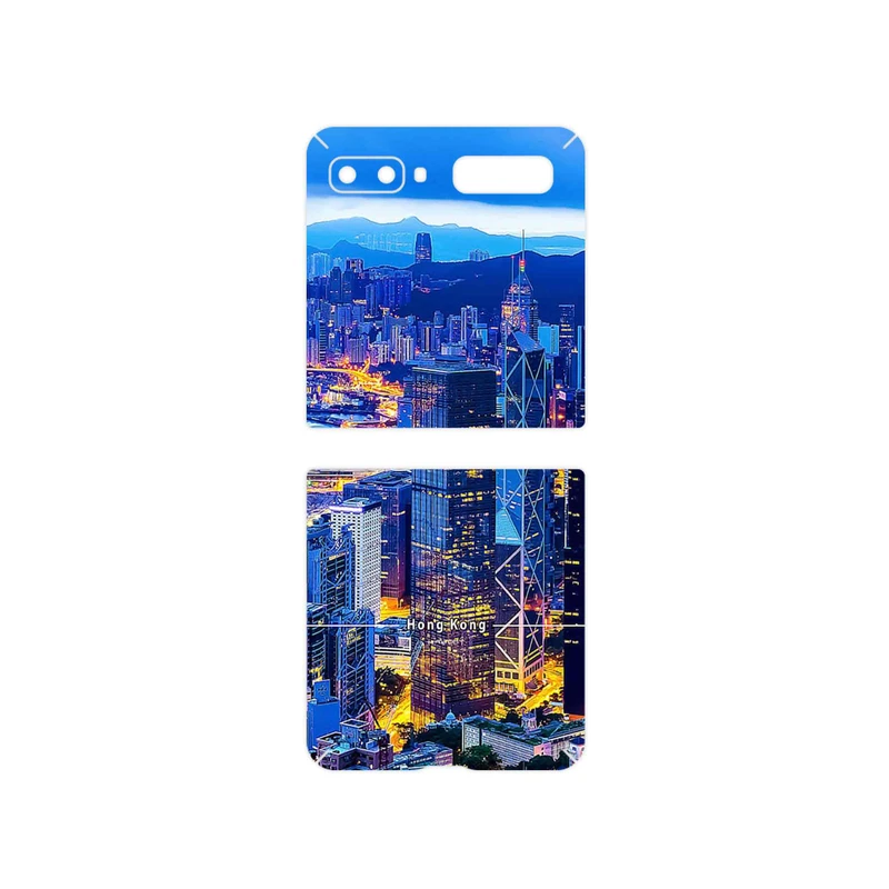 برچسب پوششی ماهوت مدل Hong Kong City مناسب برای گوشی موبایل سامسونگ Galaxy Z Flip