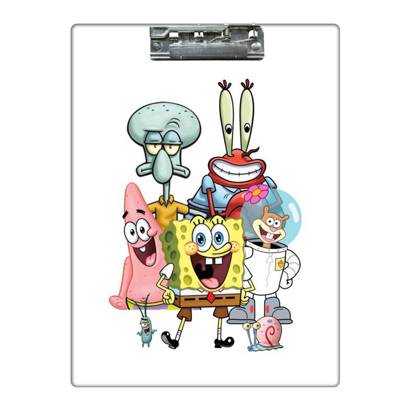 تخته شاسی طرح باب اسفنجی و دوستان کد 2508143 سایز A4