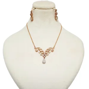 نیم ست نقره زنانه مدل زنجیری