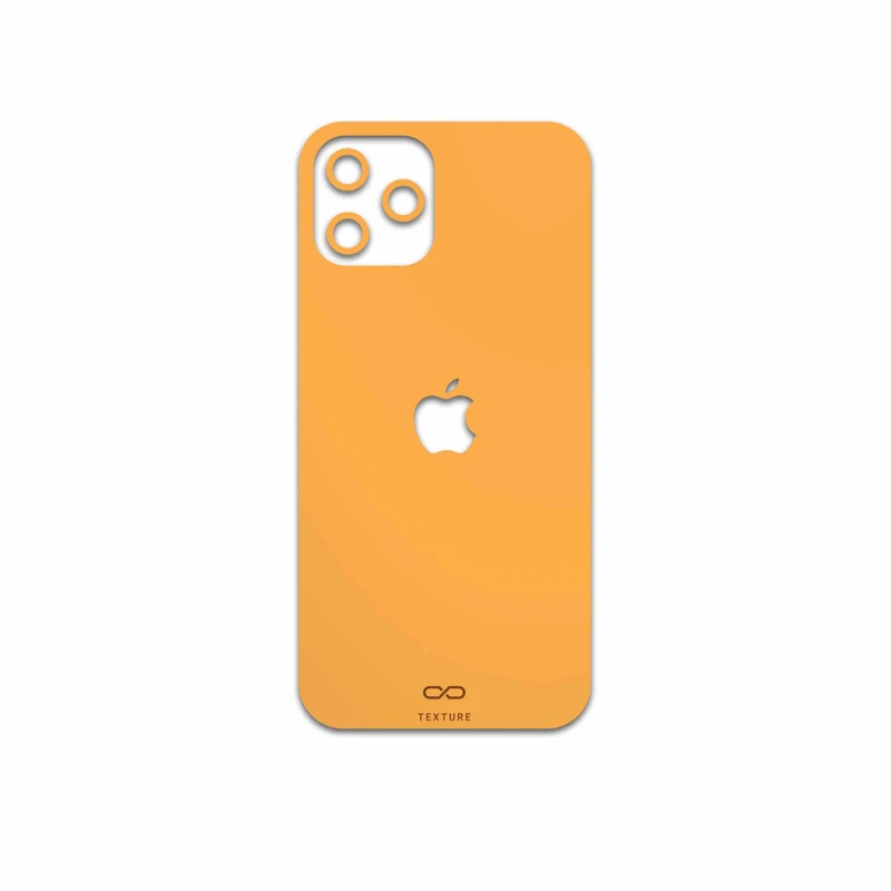 برچسب پوششی ماهوت مدل Matte-Orange مناسب برای گوشی موبایل اپل iPhone 12 Pro