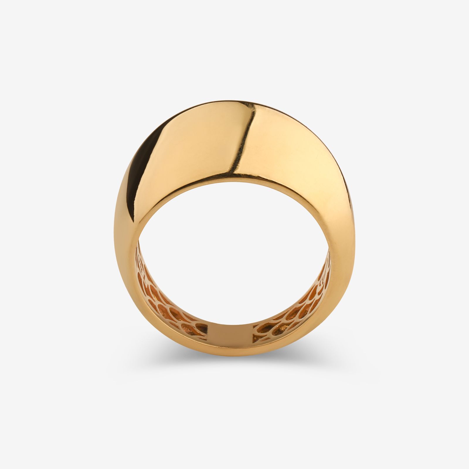 انگشتر طلا 18 عیار زنانه گلدم مدل R347012 سایز 56 -  - 1
