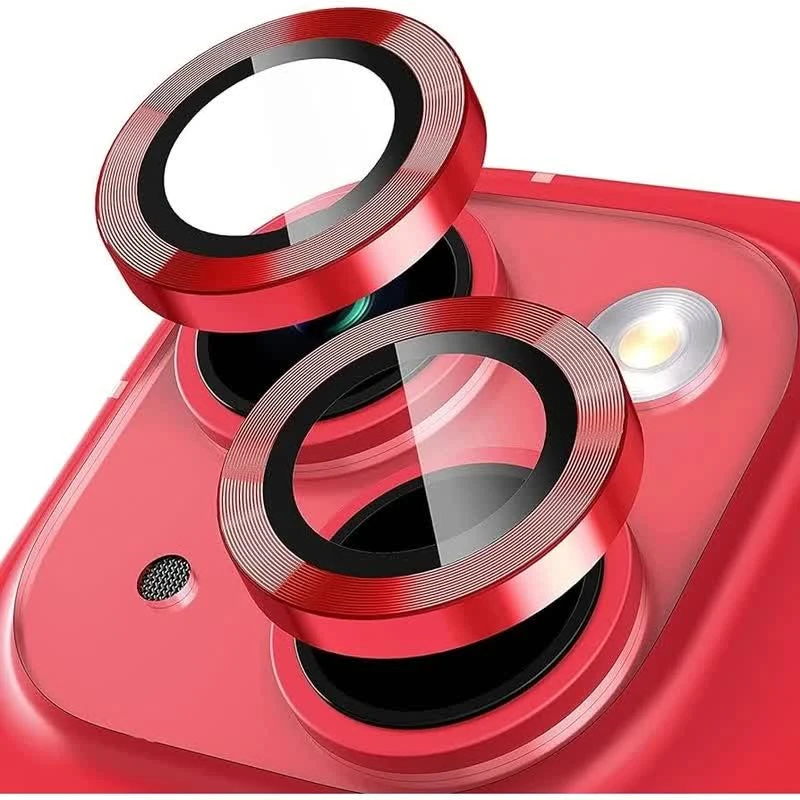 محافظ لنز دوربین فلزی مدل LENS FILM مناسب برای گوشی موبایل IPHONE 15