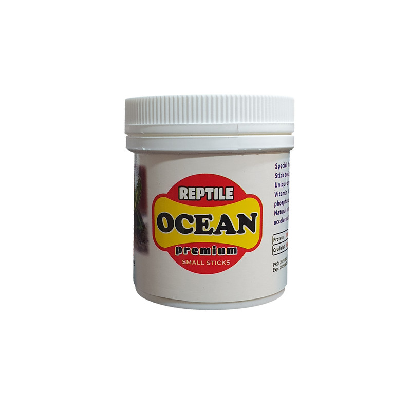 غذای لاکپشت اوشن مدل پرمیوم کلسیوم وزن 70 گرم