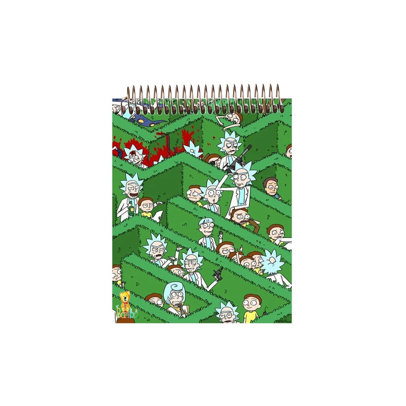 دفتر نقاشی 50 برگ بانیبو مدل  ریک و مورتی کد 929