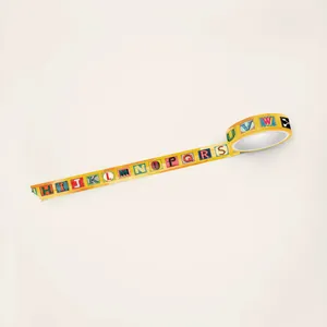 چسب نواری مریخ مدل واشی alphabet عرض 1 سانتی متر