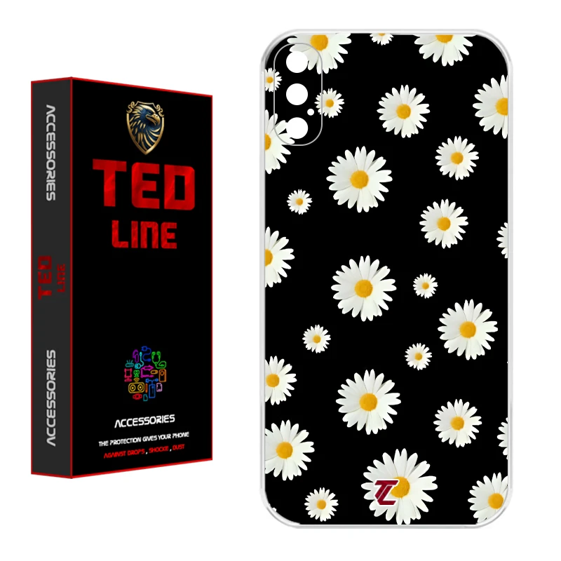 کاور تدلاین طرح بابونه کد 1226 مناسب برای گوشی موبایل اپل Iphone X / XS
